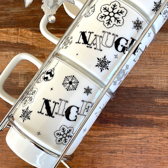 Grinch Stackable Mugs with Stand - Picture 6 of 7